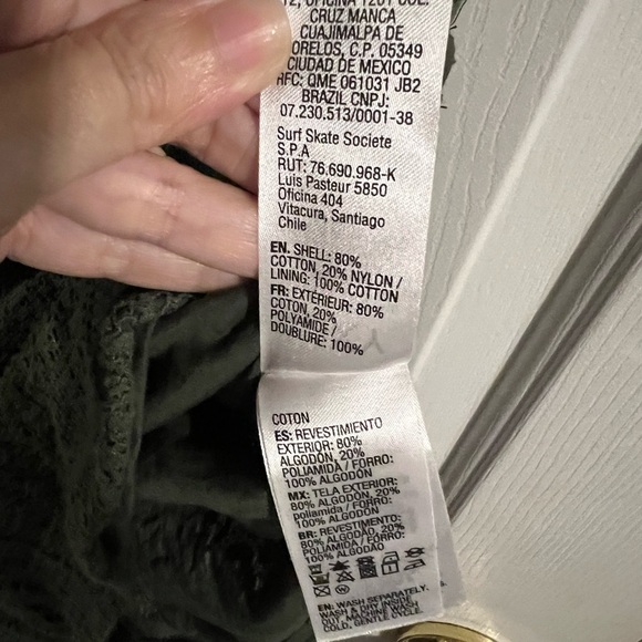 Roxy Olive Green Lace Romper - Picture 10 of 12